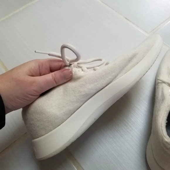 All Birds Off White Merino Wool Sneakers 9 - Picture 11 of 12